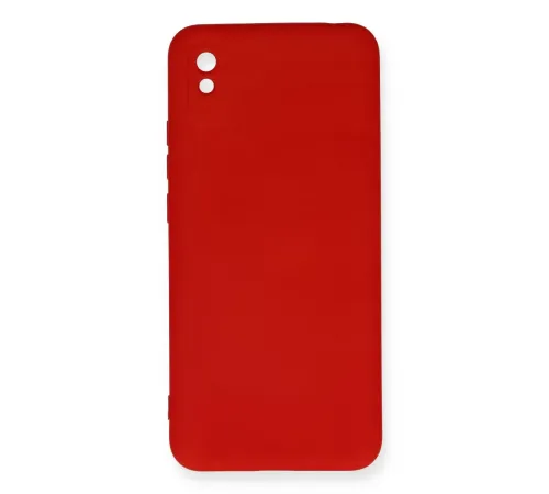 Xiaomi Redmi 9A Kılıf Nano içi Kadife Silikon - Kırmızı