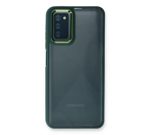 Samsung Galaxy A03S Kılıf Dora Kapak - Haki Yeşil