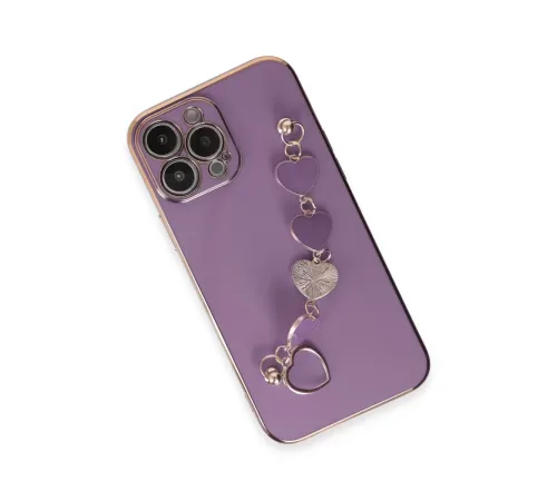 Apple iPhone 13 Pro Max Kılıf Esila Silikon - Mor