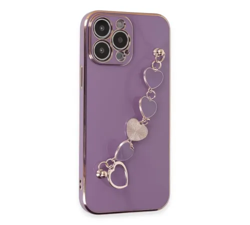 Apple iPhone 13 Pro Max Kılıf Esila Silikon - Mor