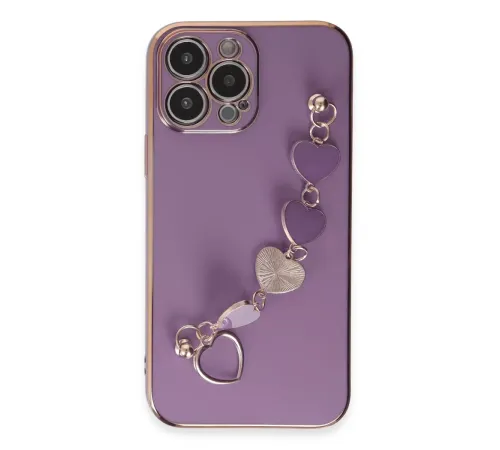Apple iPhone 13 Pro Max Kılıf Esila Silikon - Mor