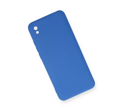 Xiaomi Redmi 9A Kılıf Nano içi Kadife Silikon - Mavi