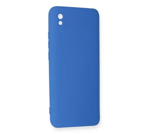 Xiaomi Redmi 9A Kılıf Nano içi Kadife Silikon - Mavi