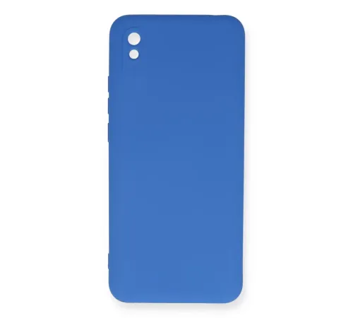 Xiaomi Redmi 9A Kılıf Nano içi Kadife Silikon - Mavi