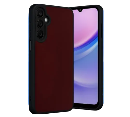 Samsung Galaxy M15 Kılıf Aras Deri Kapak - Bordo