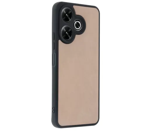 Xiaomi Redmi 13 4G Kılıf Aras Deri Kapak - Pudra