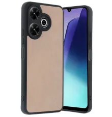 Xiaomi Redmi 13 4G Kılıf Aras Deri Kapak - Pudra