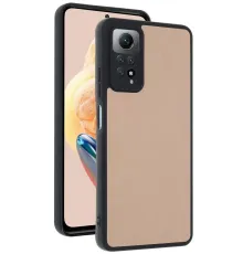 Xiaomi Redmi Note 12 Pro 4G Kılıf Aras Deri Kapak - Pudra