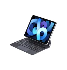 Apple iPad Pro 13 (2024) Kılıf X9P Magic Manyetik Klavyeli Tablet Kılıfı - Siyah