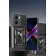 Xiaomi Poco X7 Pro Kılıf Pars Lens Yüzüklü Silikon - Siyah
