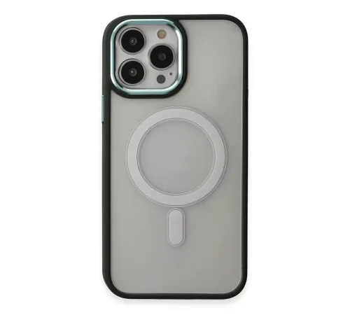 Apple iPhone 15 Pro Max Kılıf Room Magneticsafe Silikon - Köknar Yeşili