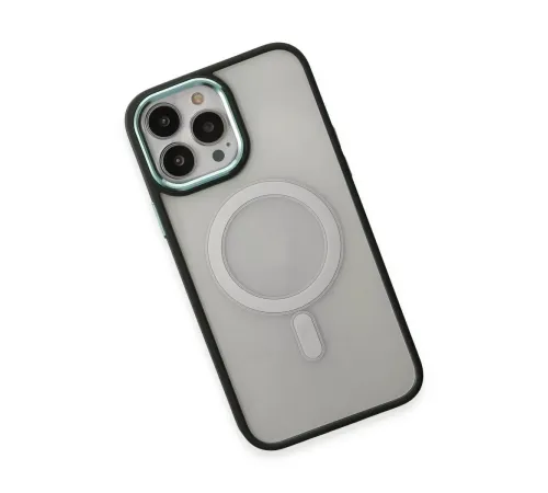 Apple iPhone 15 Pro Max Kılıf Room Magneticsafe Silikon - Köknar Yeşili