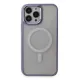 Apple iPhone 15 Pro Max Kılıf Room Magneticsafe Silikon - Lila