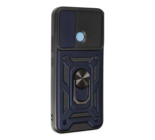 Realme C25Y Kılıf Pars Lens Yüzüklü Silikon - Lacivert