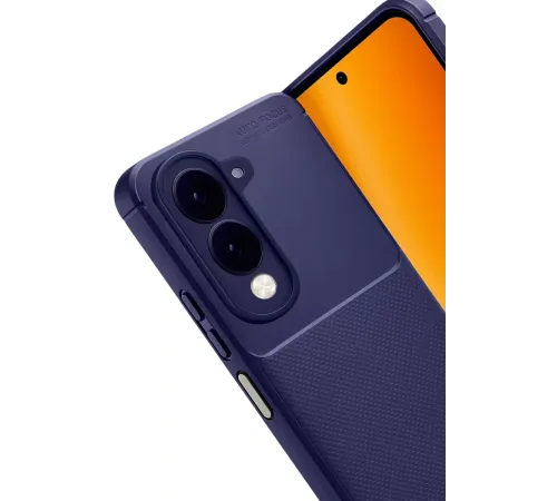 Vivo Y29S Auto Focus Karbon Kapak - Lacivert