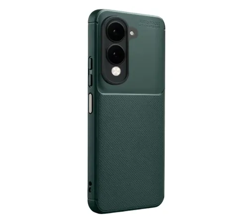 Vivo Y29S Auto Focus Karbon Kapak - Koyu Yeşil