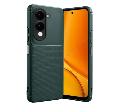Vivo Y29S Auto Focus Karbon Kapak - Koyu Yeşil