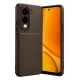 Vivo Y29S Auto Focus Karbon Kapak - Kahverengi