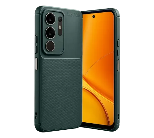 Vivo Y29 4G Auto Focus Karbon Kapak - Koyu Yeşil