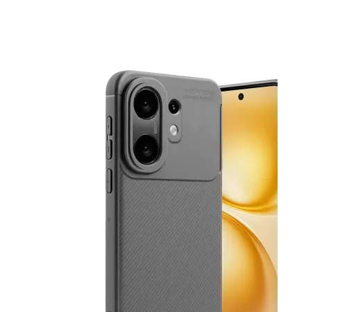 Vivo X200 FE Auto Focus Karbon Kapak -Gri