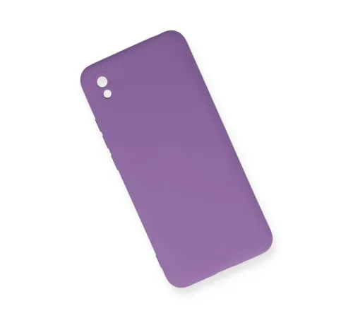Xiaomi Redmi 9A Kılıf Nano içi Kadife Silikon - Mor