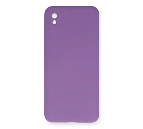 Xiaomi Redmi 9A Kılıf Nano içi Kadife Silikon - Mor