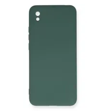 Xiaomi Redmi 9A Kılıf Nano içi Kadife Silikon - Koyu Yeşil
