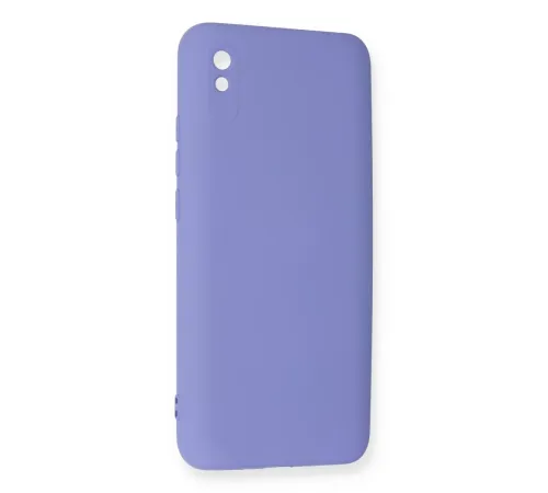 Xiaomi Redmi 9A Kılıf Nano içi Kadife Silikon - Lila