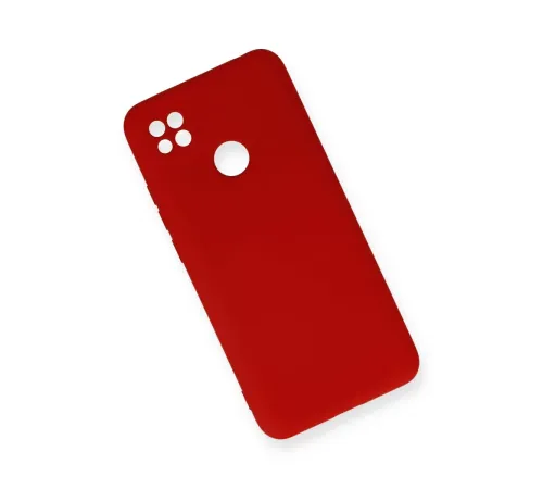 Xiaomi Redmi 9C Kılıf Nano içi Kadife Silikon - Kırmızı