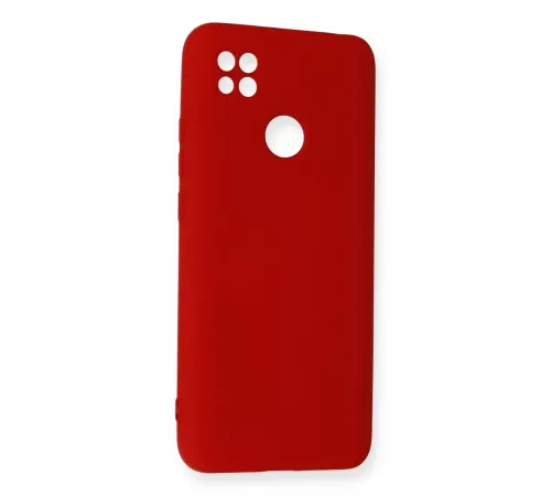 Xiaomi Redmi 9C Kılıf Nano içi Kadife Silikon - Kırmızı
