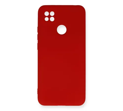 Xiaomi Redmi 9C Kılıf Nano içi Kadife Silikon - Kırmızı