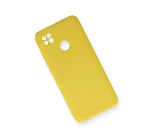 Xiaomi Redmi 9C Kılıf Nano içi Kadife Silikon - Sarı