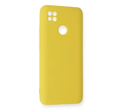 Xiaomi Redmi 9C Kılıf Nano içi Kadife Silikon - Sarı