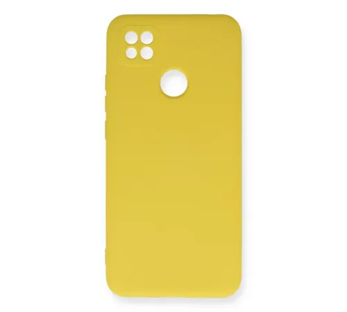 Xiaomi Redmi 9C Kılıf Nano içi Kadife Silikon - Sarı