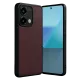Xiaomi Redmi Note 13 4G Kılıf Aras Deri Kapak - Bordo