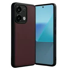 Xiaomi Redmi Note 13 4G Kılıf Aras Deri Kapak - Bordo