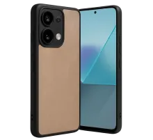 Xiaomi Redmi Note 13 4G Kılıf Aras Deri Kapak - Pudra