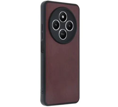 Xiaomi Redmi 14C Kılıf Aras Deri Kapak - Bordo