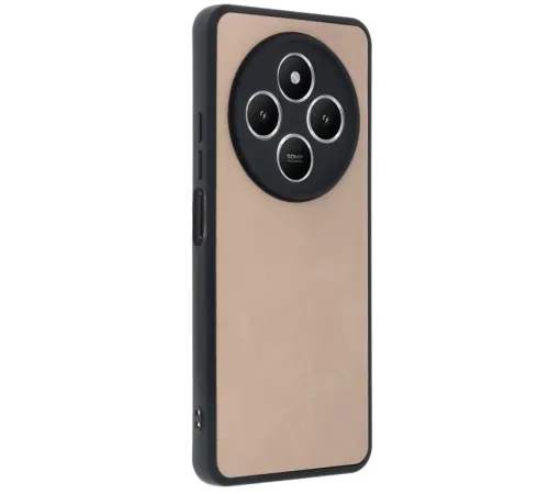 Xiaomi Redmi 14C Kılıf Aras Deri Kapak - Pudra