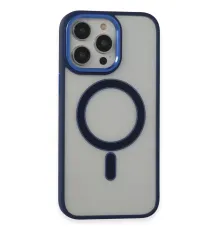 Apple iPhone 15 Pro Max Kılıf Room Magneticsafe Silikon - Lacivert