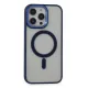Apple iPhone 15 Pro Max Kılıf Room Magneticsafe Silikon - Lacivert