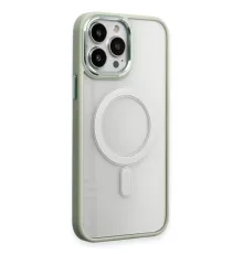 Apple iPhone 15 Pro Max Kılıf Room Magneticsafe Silikon - Su Yeşili