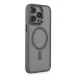 Apple iPhone 15 Pro Max Kılıf Room Magneticsafe Silikon - Gri