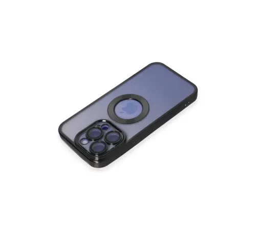 Apple iPhone 15 Pro Kılıf Slot Silikon - Siyah
