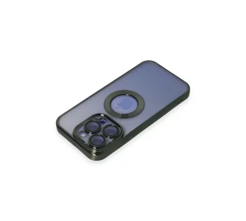Apple iPhone 15 Pro Kılıf Slot Silikon - Köknar Yeşili
