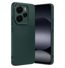 Xiaomi Note 14 5G Auto Focus Karbon Kapak - Koyu Yeşil
