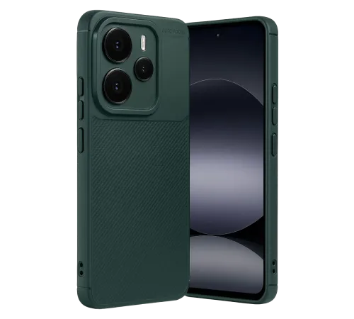 Xiaomi Note 14 5G Auto Focus Karbon Kapak - Koyu Yeşil