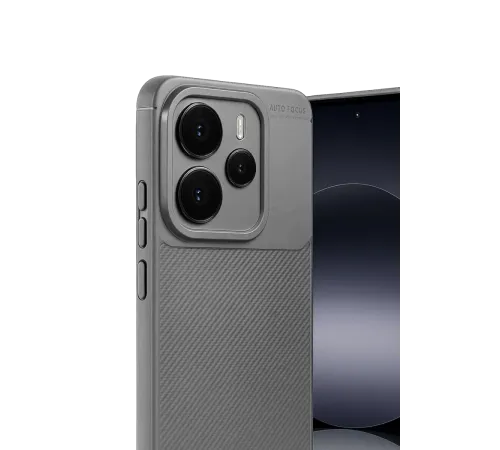 Xiaomi Note 14 5G Auto Focus Karbon Kapak - Gri