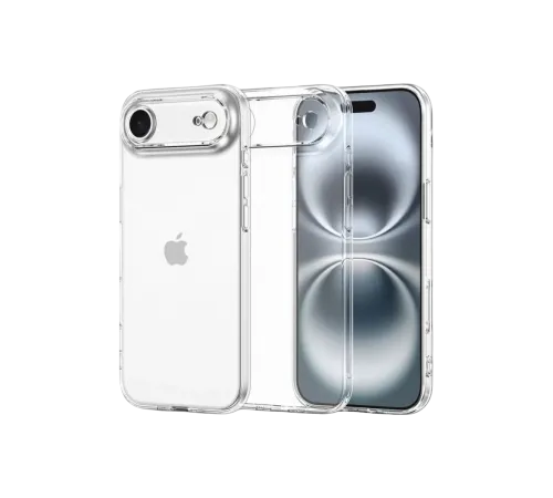 Apple iPhone 17 Air Lüx Şeffaf Silikon - Şeffaf