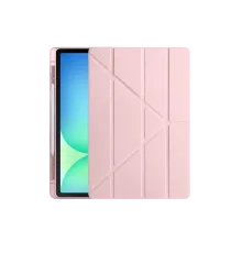 Apple iPad Pro 11 (2024) Kılıf Kalemlikli Hugo Tablet Kılıfı - Rose Gold